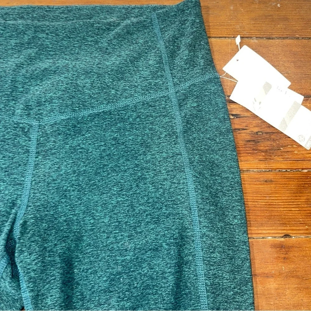 Zella Emerald Green teal titanic Leggings Capri large